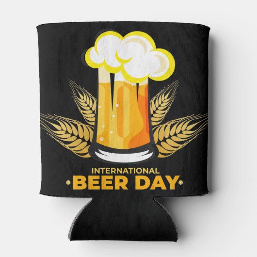 Internationaler Bier-Tag Dosenkühler (Rückseite)