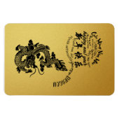 Internationaler chinesischer Drache Neujahr 2024 V Magnet (Horizontal)