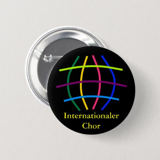 Internationaler Chor Button (Vorne & Hinten)