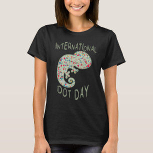 Internationaler Dochttag Kreative farbenfrohe Dotk T-Shirt