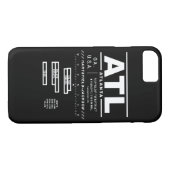 Internationaler Flughafen ATL Atlantas iPhone Fall Case-Mate iPhone Hülle (Rückseite (Horizontal))