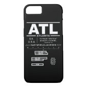 Internationaler Flughafen ATL Atlantas iPhone Fall Case-Mate iPhone Hülle (Rückseite)