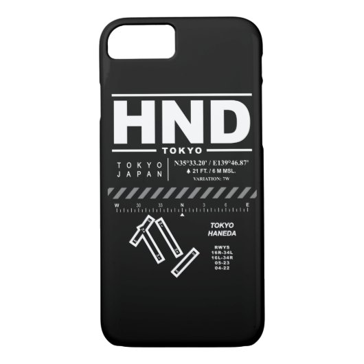 Internationaler Flughafen HND Tokyos Haneda iPhone Case-Mate iPhone Hülle (Rückseite)
