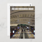 Internationaler Flughafen Hongkong Postkarte (Vorne/Hinten)