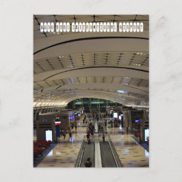 Internationaler Flughafen Hongkong Postkarte