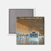 Internationaler Flughafen Logan Magnet (Vorderseite/Rückseite)