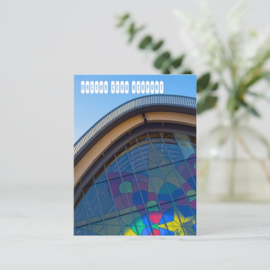 Internationaler Flughafen Mactan Cebu Postkarte (Stehend Vorderseite)