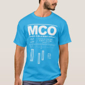 Internationaler Flughafen Orlando MCO T - Shirt (Vorderseite)