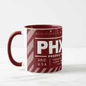Internationaler Flughafen Phoenix Sky Harbour Tasse (Links)
