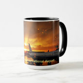 Internationaler Flughafen-Tasse Chicagos O'Hare Tasse (VorderseiteRechts)