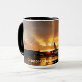 Internationaler Flughafen-Tasse Chicagos O'Hare Tasse (Vorderseite Links)