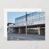 Internationaler Flughafen Zaporozhye in der Ukrain Postkarte (Vorne/Hinten)