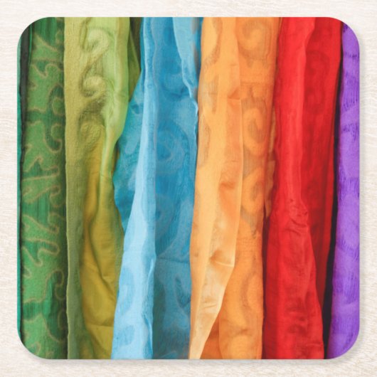 Internationaler Folkloremarkt Rechteckiger Pappuntersetzer (Vorderseite)