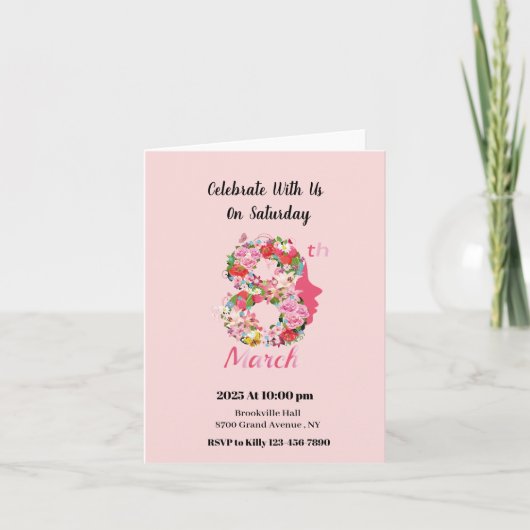 Internationaler Frauentag 08 2025 Einladung (Vorderseite)