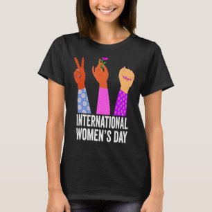 Internationaler Frauentag 2022 Break the Bias Wome T-Shirt