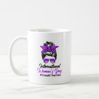 Internationaler Frauentag 2022 BreakTheBias 8 März Kaffeetasse