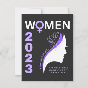 Internationaler Frauentag 2023: Akzeptiere Gleichb Feiertagskarte