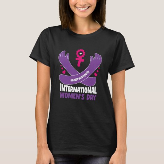 Internationaler Frauentag 2023: Eigenkapital 8 Mio T-Shirt (Vorderseite)
