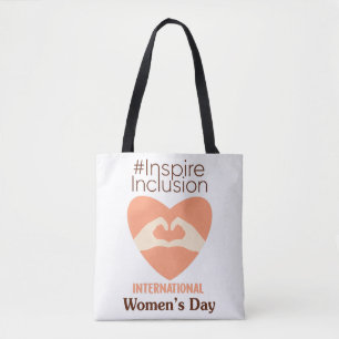 Internationaler Frauentag 2024 Inspirier der Integ Tasche