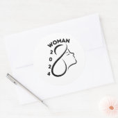 Internationaler Frauentag 2024 Runder Aufkleber (Umschlag)