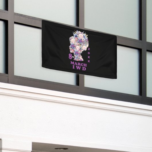 Internationaler Frauentag 2025 Banner (Äußeres Gebäude)