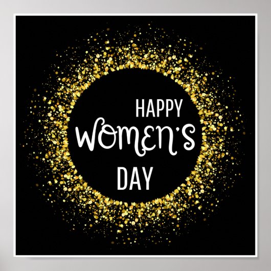 Internationaler Frauentag 2025: Feminini feiern Poster (Vorne)