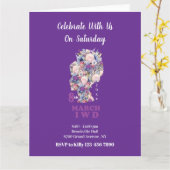 Internationaler Frauentag 2025: Femininit feiern Karte (Gelbe Blume)