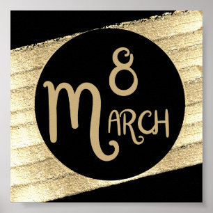 Internationaler Frauentag 2025: Feministin feiern Poster