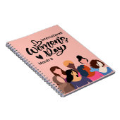 Internationaler Frauentag 2025 Notizblock (Rechte Seite)