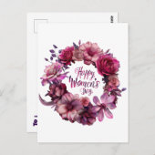 Internationaler Frauentag 2025 Postkarte (Vorne/Hinten)