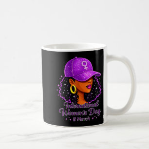 Internationaler Frauentag 2026 8. März schwarze Fr Kaffeetasse