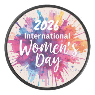 Internationaler Frauentag 2026 Eishockey Puck