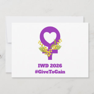 Internationaler Frauentag 2026 IWD Give To Gain