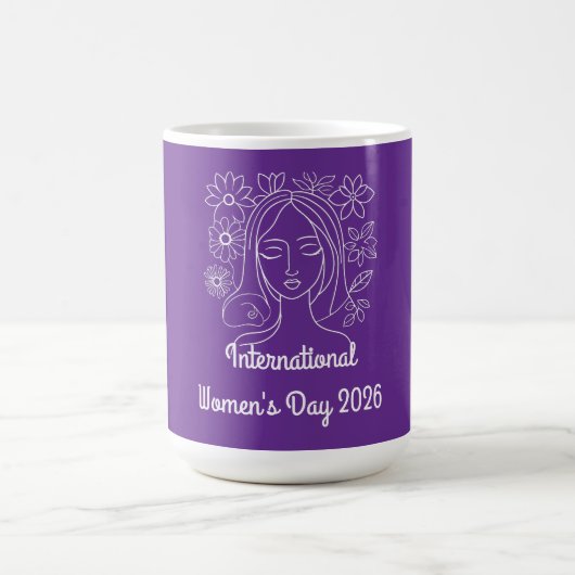 Internationaler Frauentag 2026 Kaffeetasse (Mittel)