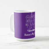 Internationaler Frauentag 2026 Kaffeetasse (Vorderseite Links)