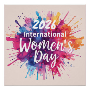 Internationaler Frauentag 2026 Poster
