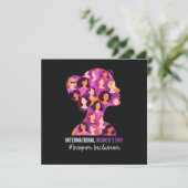 Internationaler Frauentag 8. März (Stehend Vorderseite)