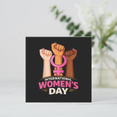 Internationaler Frauentag 8. März (Stehend Vorderseite)