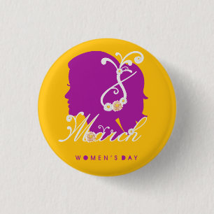 Internationaler Frauentag 8. März 2025 Button