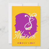 Internationaler Frauentag 8. März 2025 Einladung (Vorderseite)