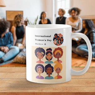 Internationaler Frauentag 8. März Bild Kaffeetasse
