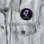Internationaler Frauentag 8. März Button (Beispiel)