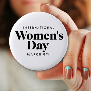 Internationaler Frauentag 8. März Button