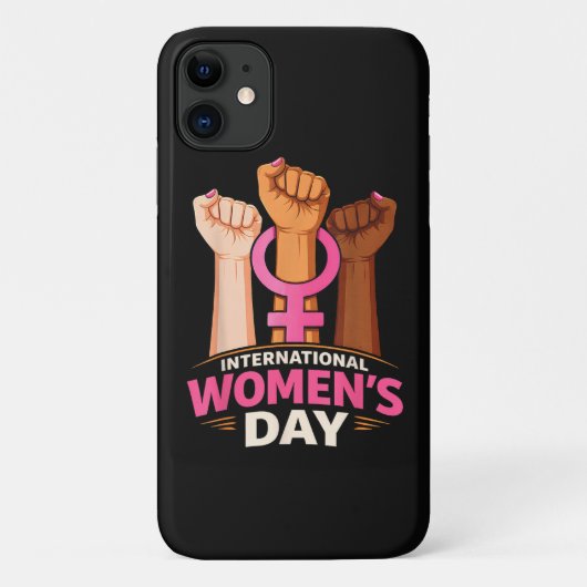 Internationaler Frauentag 8. März Case-Mate iPhone Hülle (Rückseite)
