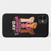 Internationaler Frauentag 8. März Case-Mate iPhone Hülle (Rückseite (Horizontal))