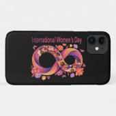 Internationaler Frauentag 8. März Case-Mate iPhone Hülle (Rückseite (Horizontal))