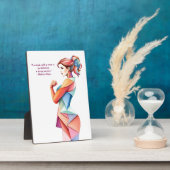 Internationaler Frauentag 8 März Fotoplatte (Seite)