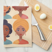 Internationaler Frauentag 8. März Geschirrtuch (Viertel Falte)