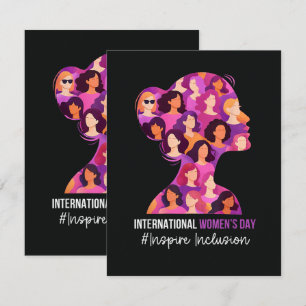 Internationaler Frauentag 8. März Karte
