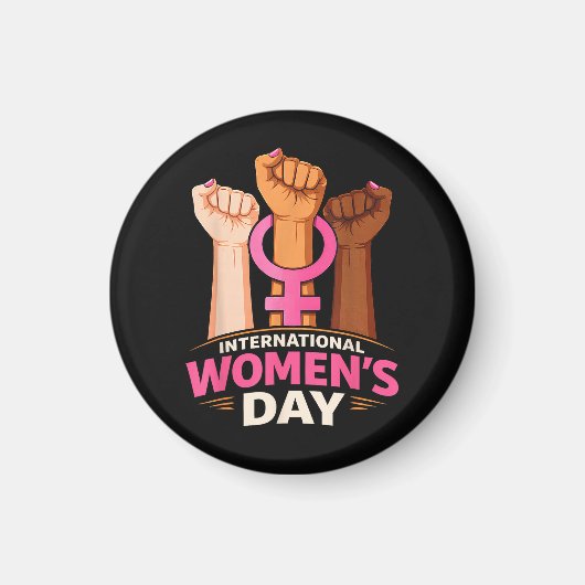 Internationaler Frauentag 8. März Magnet (Vorne)